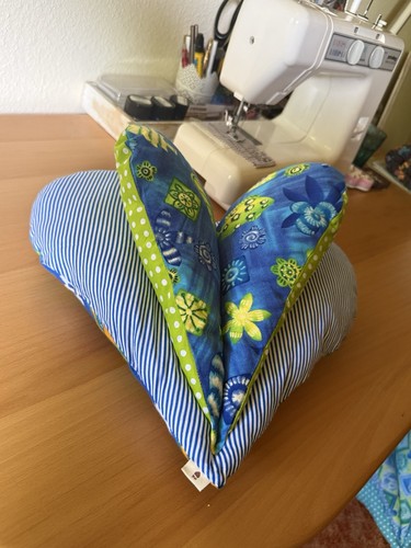 Leseherz kissen buchstütze - leseherz,, kissen,